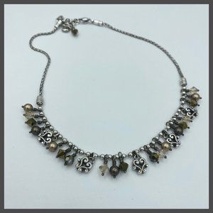 Brighton Cannes Necklace in Brown